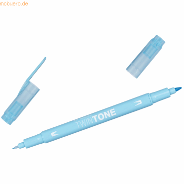 4003198141124 - 6 x Doppelfasermaler TwinTone Rund- und Finelinerspitze sky blu 4003198141124 - 6 x Doppelfasermaler TwinTone Rund- und Finelinerspitze sky blu