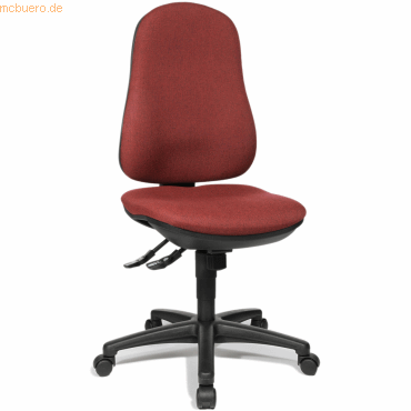 4014296476315 - Bürodrehstuhl Support SY bordeaux ohne Armlehnen 4014296476315 - Bürodrehstuhl Support SY bordeaux ohne Armlehnen