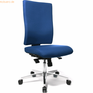 4014296980041 - Bürodrehstuhl Lightstar 20 ohne Armlehnen blau 4014296980041 Topstar