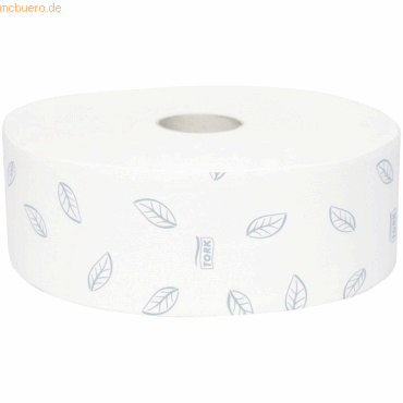Tork Toilettenpapier Premium Jumbo Rolle 2-lagig 10cmx360m weiß VE=6 R