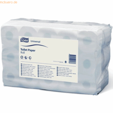 Tork Toilettenpapier Universal 2-lagig Honigwabenprägung 400 Blatt VE=