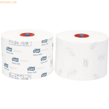 7322540475920 - Toilettenpapier extra weiches Midi Toilettenpapier 3-lagig 127510 3-lagig weiß 70 m Rolle 7322540475920 Tork