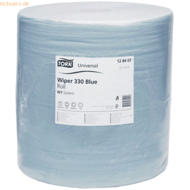 7322540345056 - TORK Papierwischtücher Blau W1 saugfähig 1 × 1000 Blatt 128407 Anzahl 1000 St 7322540345056 - TORK Papierwischtücher Blau W1 saugfähig 1 × 1000 Blatt 128407 Anzahl 1000 St