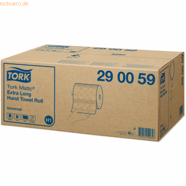 Tork Rollenhandtuch Matic H1 21x24,5cm 1-lagig weiß 6x280m