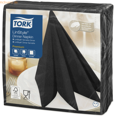 3133200074254 - Dinnerservietten Premium LinStyle 39x39cm 1 4 Falz 1-lagig schwar 3133200074254 - Dinnerservietten Premium LinStyle 39x39cm 1 4 Falz 1-lagig schwar