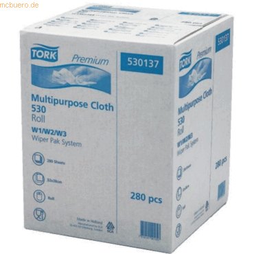7322540057553 - Premium Reinigungstücher 530137 1-lagig 32x38cm weiß 7322540057553 SCA Hygiene Products 280 Blatt 7322540057553 - Premium Reinigungstücher 530137 1-lagig 32x38cm weiß 7322540057553 SCA Hygiene Products 280 Blatt