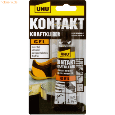 4026700453058 - 6 x Uhu Kraftkleber Kontakt gelförmig Tube 42g