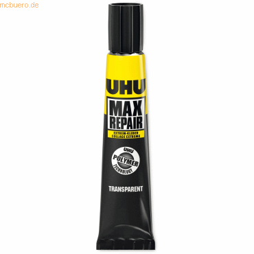 Uhu Kunststoffklebstoff Max Repair Extrem Tube 20g