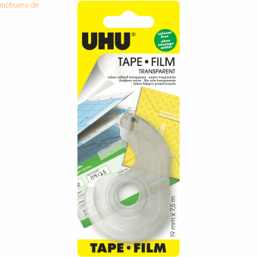 4026700459708 - 12 x Uhu Klebefilm Film transparent 19mmx75m