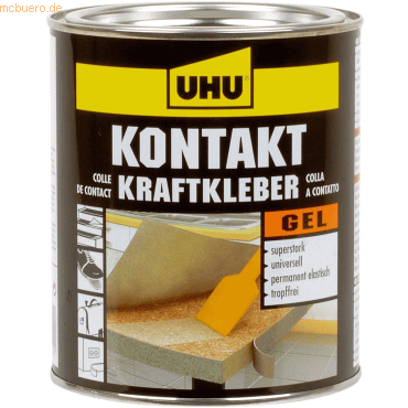 4026700460551 - 6 x Uhu Kraftkleber Kontakt gelförmig Dose 640g