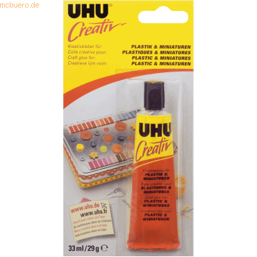 4026700473308 - 6 x Uhu Spezialklebstoff Creativ Plastik und Miniaturen Tube 33ml