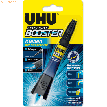 Uhu Universalkleber Booster LED-Light 3g