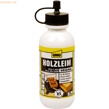 12 x Uhu Holzleim Original D2 Flasche 75g