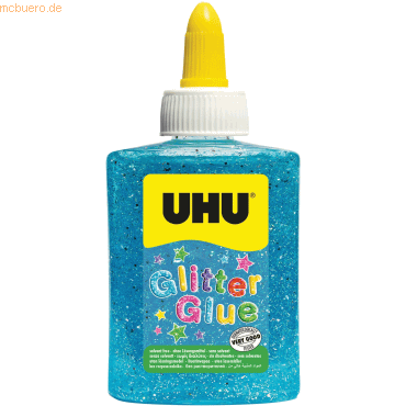 4026700499803 - 6 x Uhu Glitzerkleber 90g blau