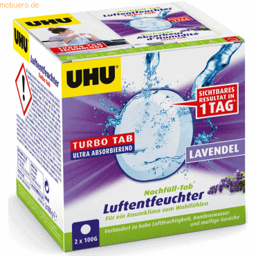 4026700507652 - Luftentfeuchter Nachfülltabs Lavendel 2 x 100 g Luftentfeuchter 4026700507652 - Luftentfeuchter Nachfülltabs Lavendel 2 x 100 g Luftentfeuchter