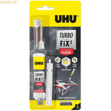 4026700518405 - Uhu Reparaturkleber Turbo Fix2 Flüssig Plastik ohne Lösungsmittel 10 g