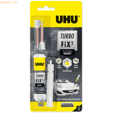 4026700519358 - 6 x Uhu Reparaturkleber Turbo Fix2 Flüssigmetall ohne Lösungsmittel 10