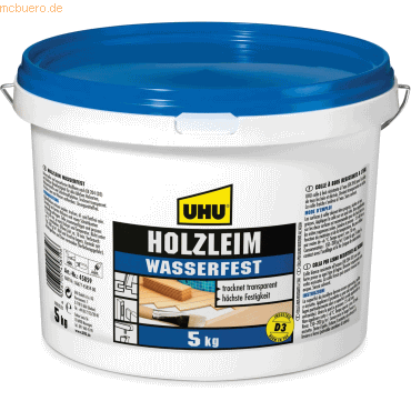 4026700458596 - Uhu Holzleim D3 wasserfest ohne Lösungsmittel VE=5 kg