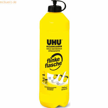 10 x Uhu Alleskleber Flinke Flasche Nachfüllflasche VE=760 g