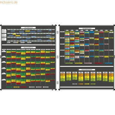 4024158870762 - Doppeltafel Planrecord mit Leitlinien 2x BxH 620x440mm 2x32 S 4024158870762 - Doppeltafel Planrecord mit Leitlinien 2x BxH 620x440mm 2x32 S