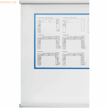 4024158098203 - 2-Kanal Schiebetafelanlage BxH 3000x1605mm mit Whiteboard Rüc