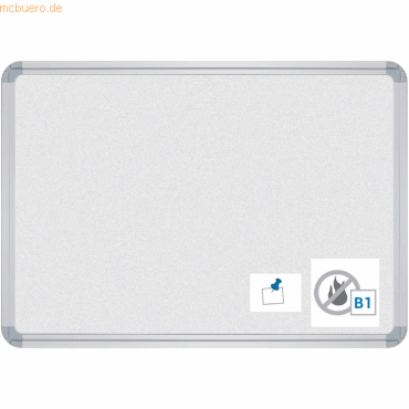 4024158079486 - Stellwandtafel beidseitig Filz B1800xH1200xT22mm grau