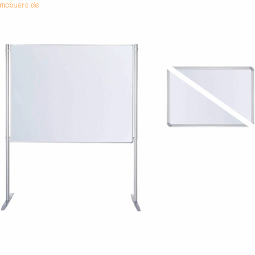 4024158538020 - Stellwand-Set Grundelelment Stabfuß beidseitig Emaille B1800x