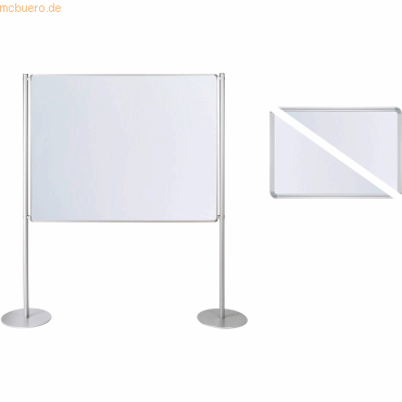 4024158538150 - Stellwand-Set Grundelement beidseitig Tellerfuß Emaille B1800 4024158538150 - Stellwand-Set Grundelement beidseitig Tellerfuß Emaille B1800