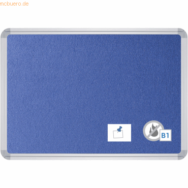4024158543932 - Pinntafel Filz schwer entflammbar B1800xH1200xT22mm blau 4024158543932 - Pinntafel Filz schwer entflammbar B1800xH1200xT22mm blau