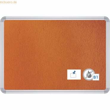 4024158543796 - Pinntafel Filz schwer entflammbar B1500xH1200xT22mm orange 4024158543796 - Pinntafel Filz schwer entflammbar B1500xH1200xT22mm orange