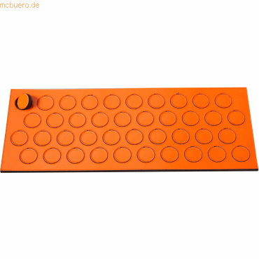 4024158013756 - Magnetische Symbole Kreis 9mm VE=40 Stück orange