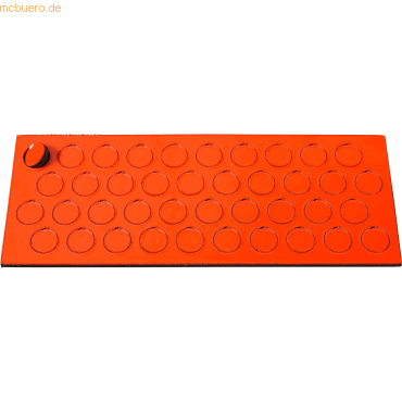 4024158013879 - Magnetische Symbole Kreis 20mm VE=10 Stück rot