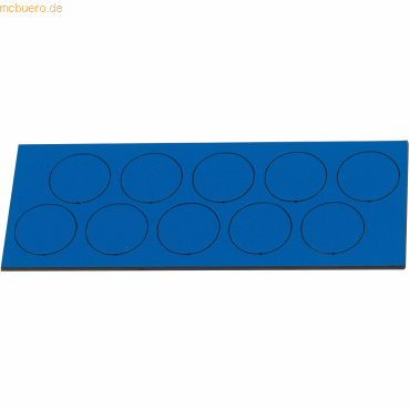 4024158013893 - Magnetische Symbole Kreis 20mm VE=10 Stück dunkelblau