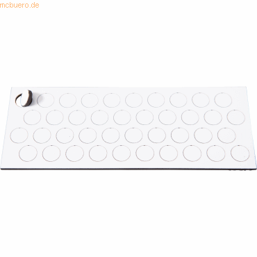 4024158013909 - Magnetische Symbole Kreis 20mm VE=10 Stück weiß 4024158013909 - Magnetische Symbole Kreis 20mm VE=10 Stück weiß