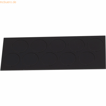 4024158013916 - Magnetische Symbole Kreis 20mm VE=10 Stück schwarz