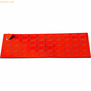 4024158013985 - Magnetische Symbole Quadrat 9x9mm VE=40 Stück rot 4024158013985 - Magnetische Symbole Quadrat 9x9mm VE=40 Stück rot