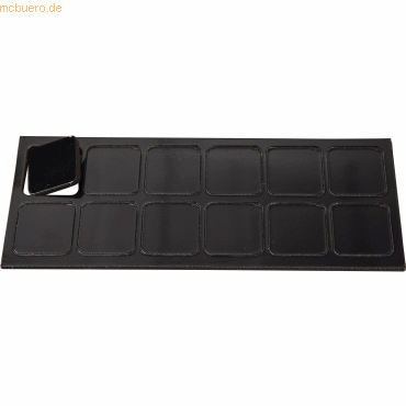 4024158014135 - Magnetische Symbole Quadrat 19x19mm VE=12 Stück schwarz