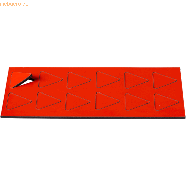 4024158014425 - Magnetische Symbole Dreieck 19x19mm VE=12 Stück rot 4024158014425 - Magnetische Symbole Dreieck 19x19mm VE=12 Stück rot