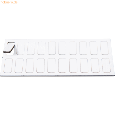 4024158014562 - Magnetische Symbole Rechteck 19x9mm VE=20 Stück weiß 4024158014562 - Magnetische Symbole Rechteck 19x9mm VE=20 Stück weiß