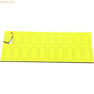4024158014593 - Magnetische Symbole Rechteck 19x9mm VE=20 Stück zitrone
