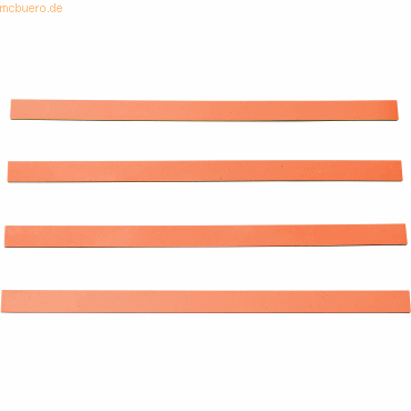 4024158014852 - Magnetisches Band 250x19x2mm VE=4 Stück orange