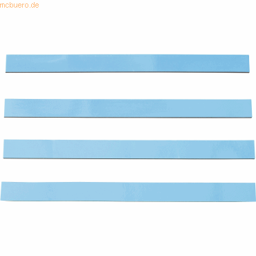 4024158014876 - Magnetisches Band 250x19x2mm VE=4 Stück hellblau 4024158014876 - Magnetisches Band 250x19x2mm VE=4 Stück hellblau