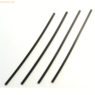 4024158016221 - Magnetisches Band 250x50x2mm VE=4 Stück schwarz