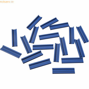 Ultradex Einsteckschiene magnetisch 40x9,5mm VE=18 Stück blau