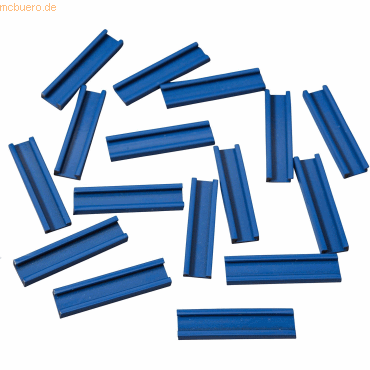 Ultradex Einsteckschiene magnetisch 50x9,5mm VE=16 Stück blau