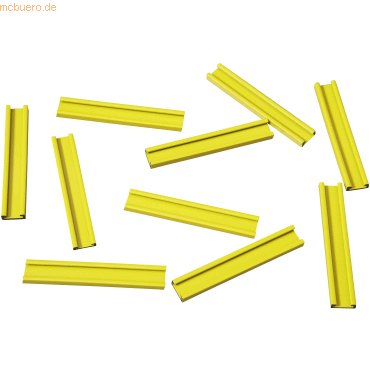 Ultradex Einsteckschiene magnetisch 60x9,5mm VE=10 Stück gelb