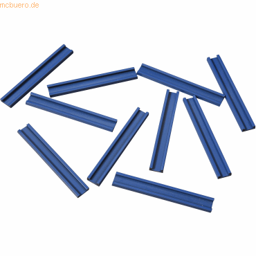 Ultradex Einsteckschiene magnetisch 70x9,5mm VE=10 Stück blau