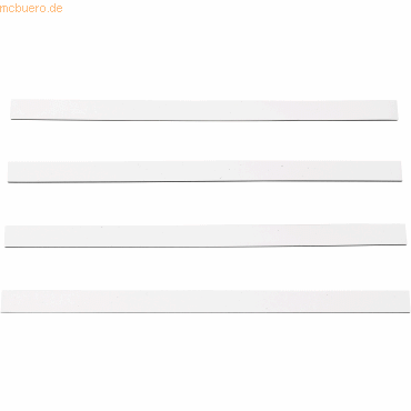 4024158015552 - Magnetisches Band 250x14x2mm VE=4 Stück weiß