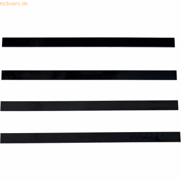 4024158015569 - Magnetisches Band 250x14x2mm VE=4 Stück schwarz