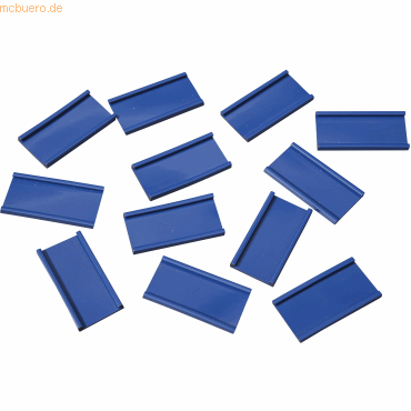 Ultradex Einsteckschiene magnetisch 40x20mm VE=12 Stück blau